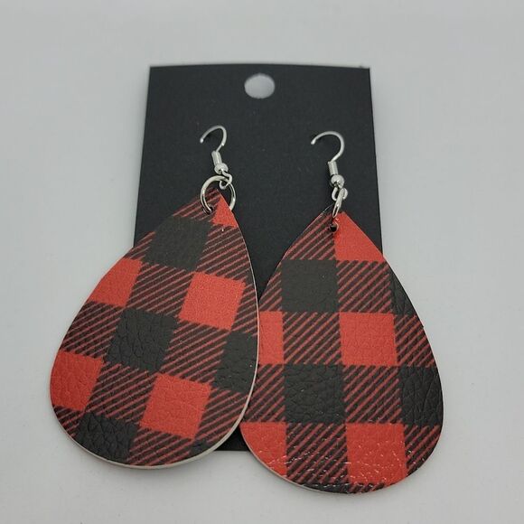 🎈5/$10🎈 EARRINGS.. Plaid..  - Picture 1 of 1